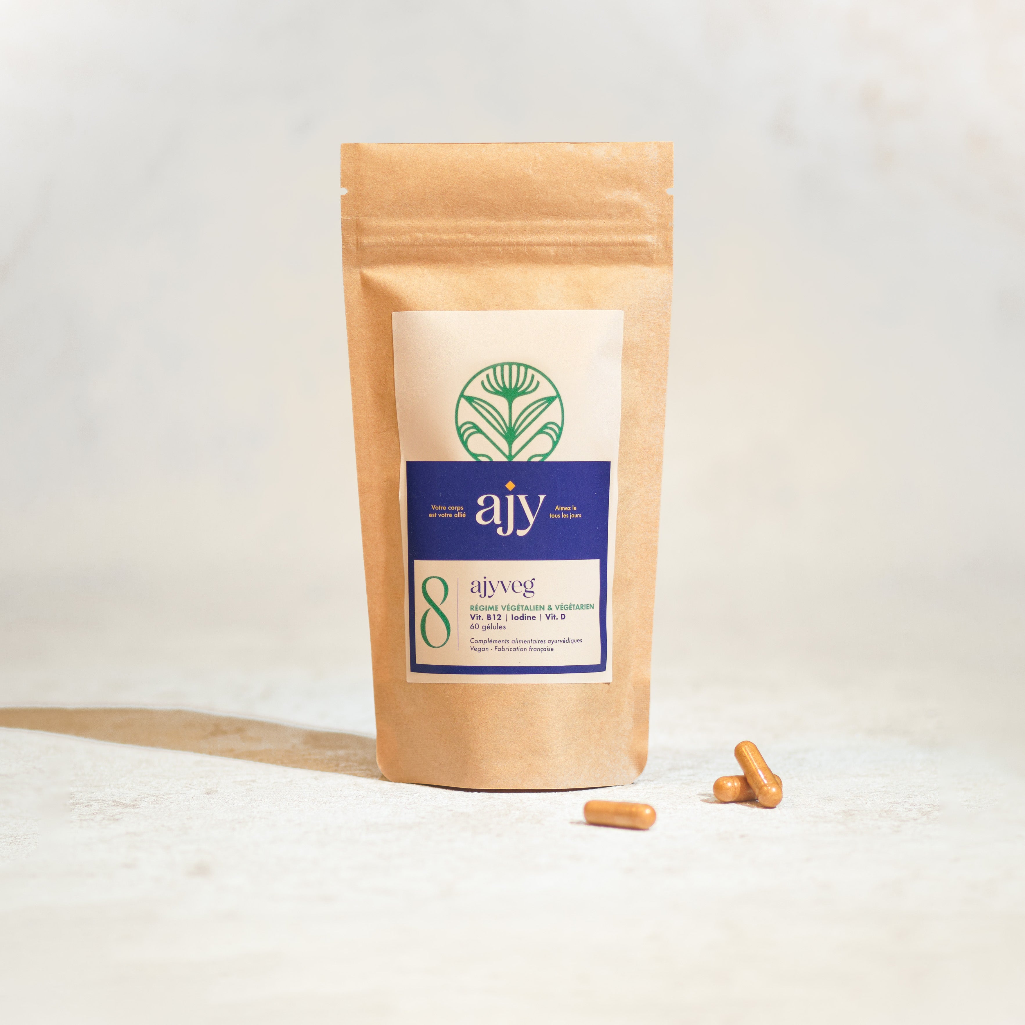 AJYVEG - Compléments alimentaires - Régime végétarien et vegan