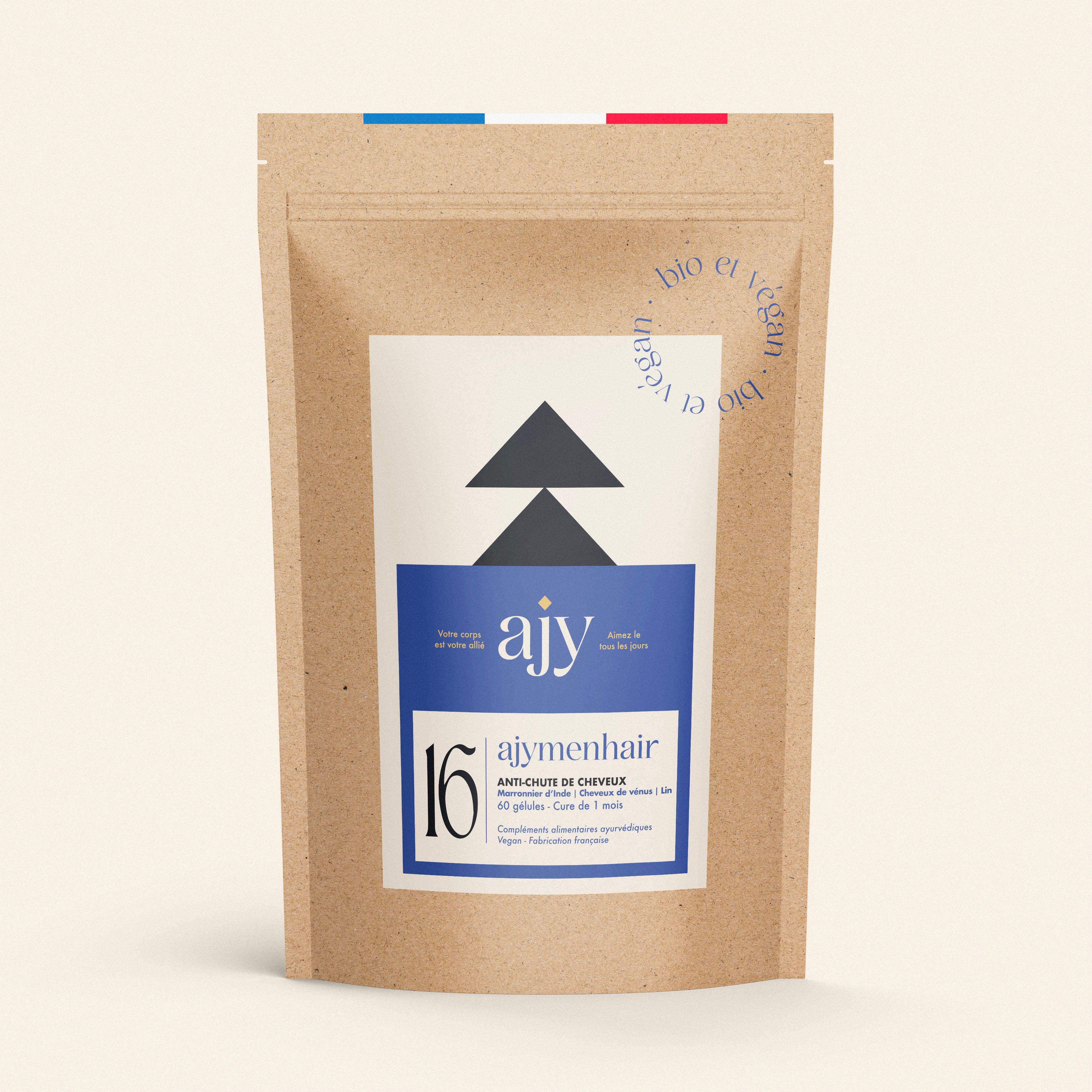 AJYMENHAIR - Chute de cheveux Homme - Compléments alimentaires - Cheveux