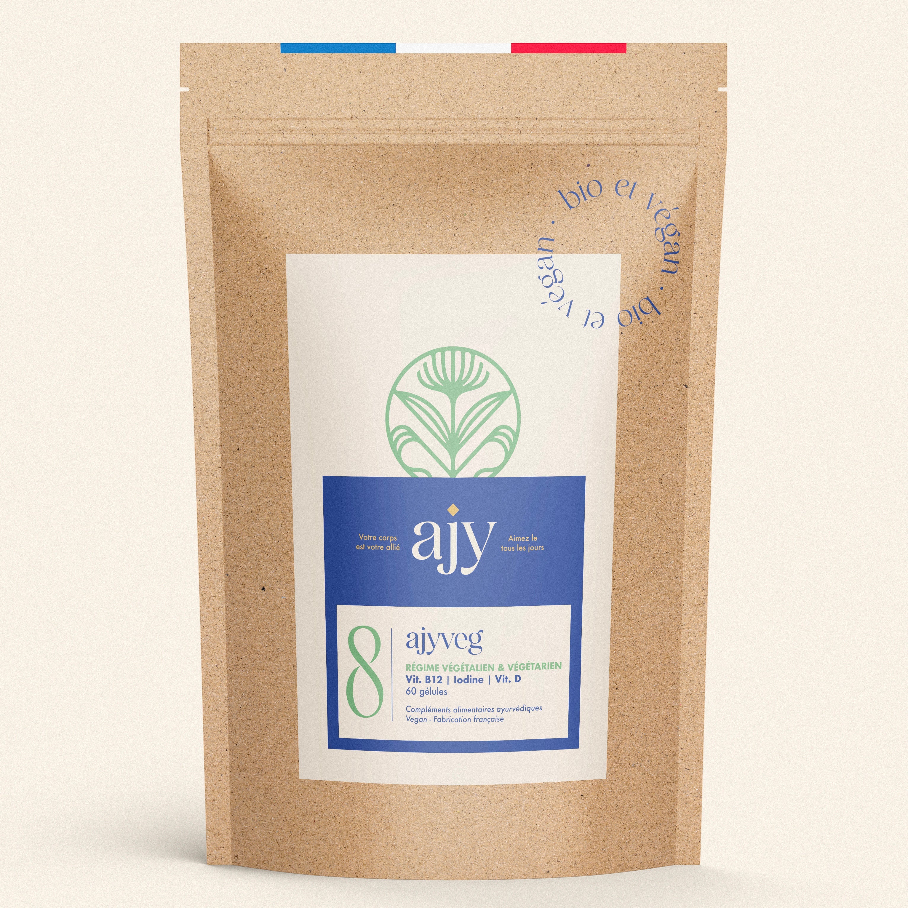 AJYVEG - Compléments alimentaires - Régime végétarien et vegan