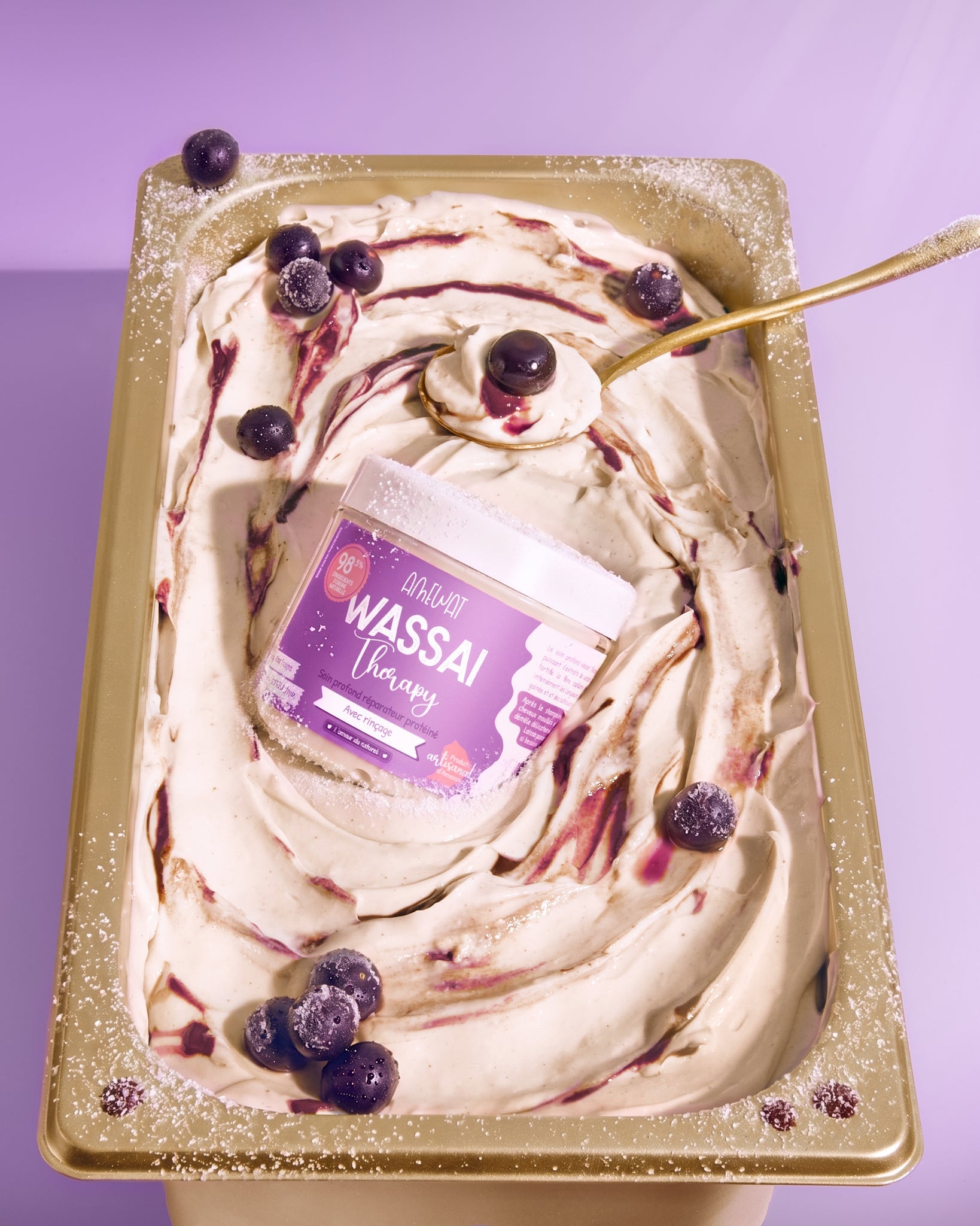 Wassai Therapy 🫐 Soin après shampoing - réparation intense et profonde