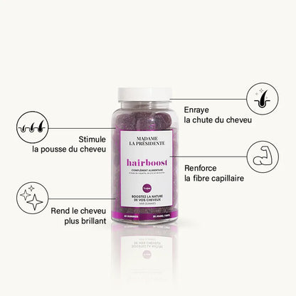 Gummies cheveux Hairboost