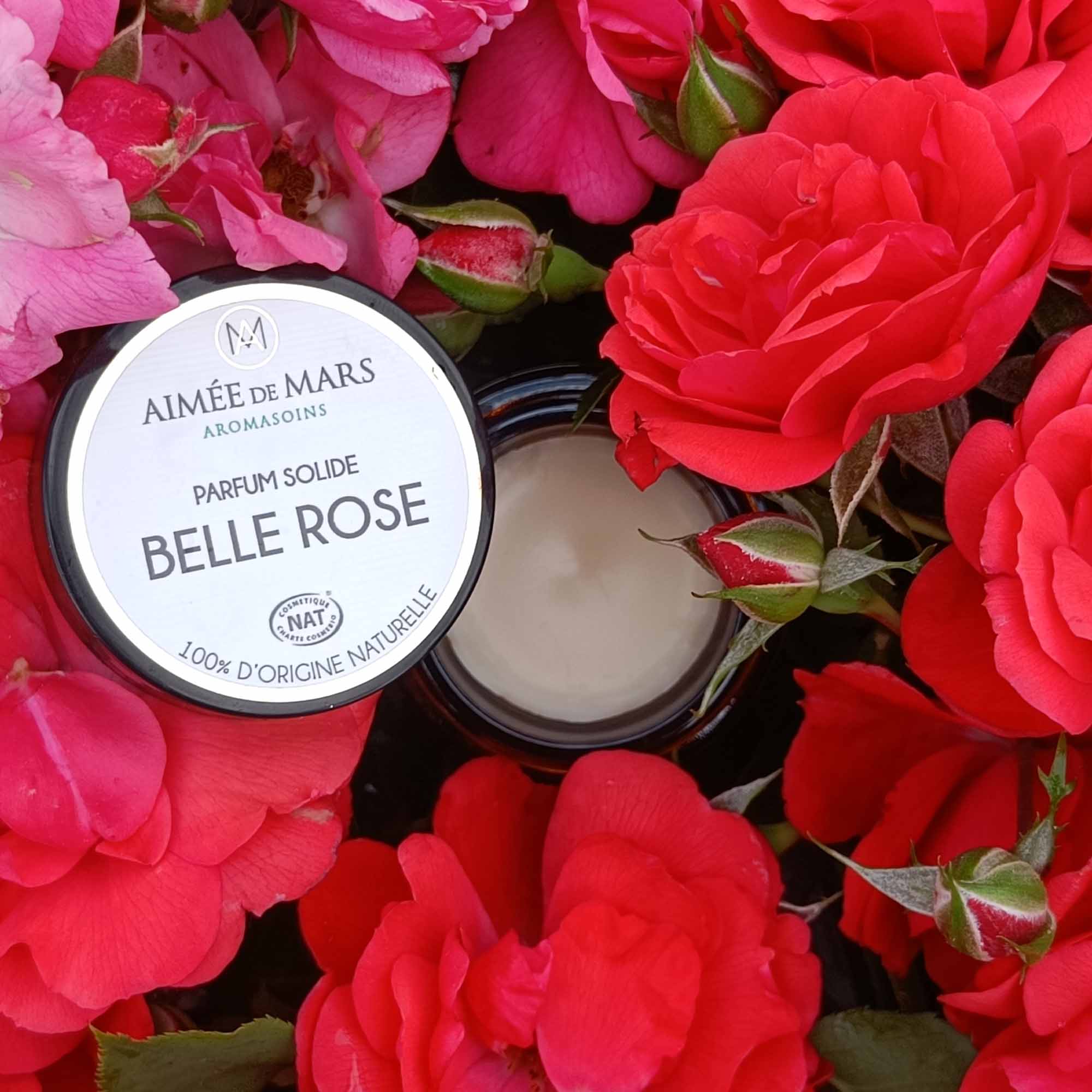 Belle Rose Parfum Naturel Solide 15g