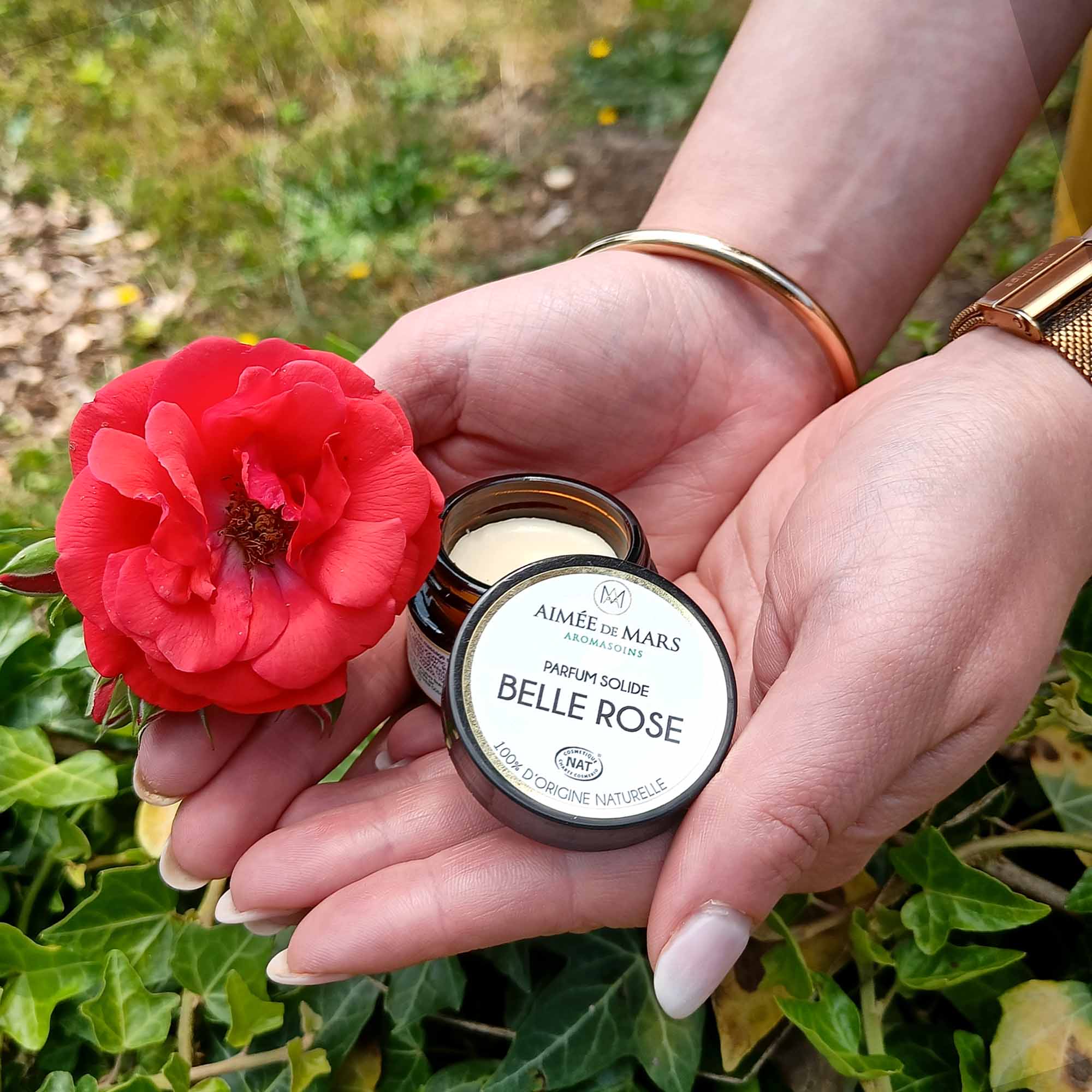 Belle Rose Parfum Naturel Solide 15g