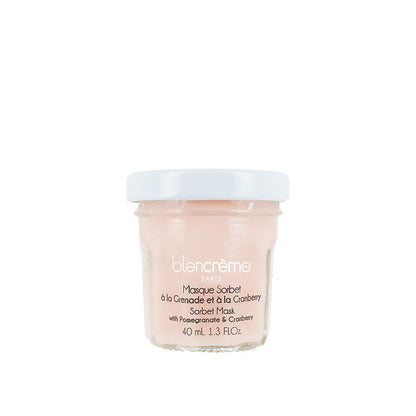 Masque visage sorbet Grenade & cranberry
