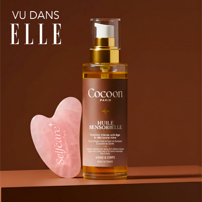 COFFRET HUILE SENSORIELLE & GUA-SHA