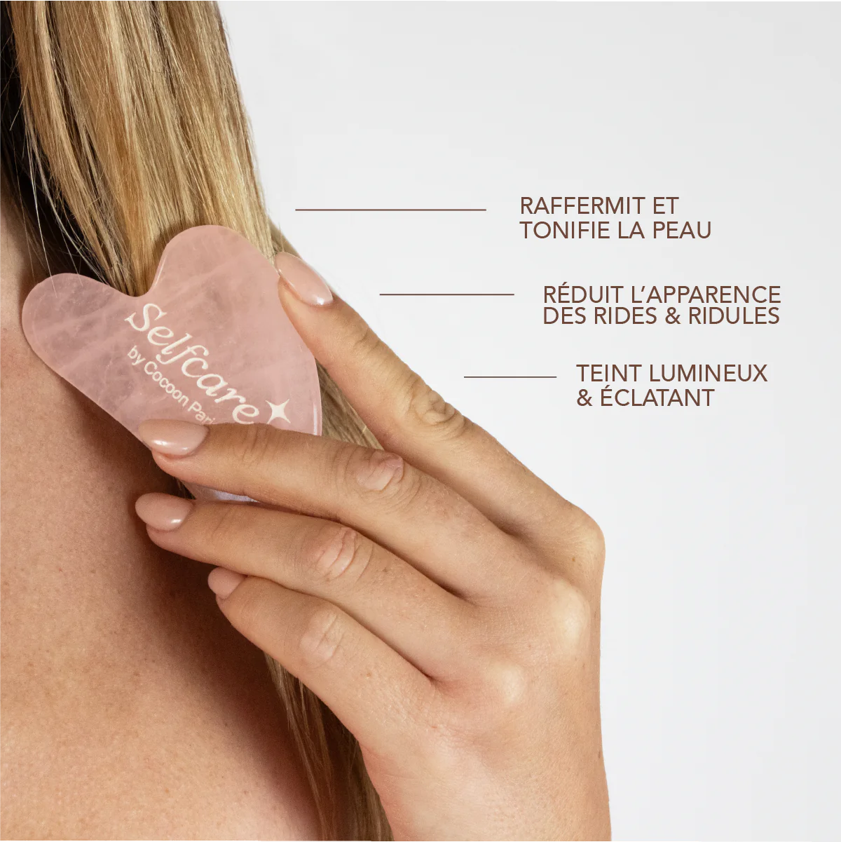 GUA-SHA SELFCARE - QUARTZ ROSE