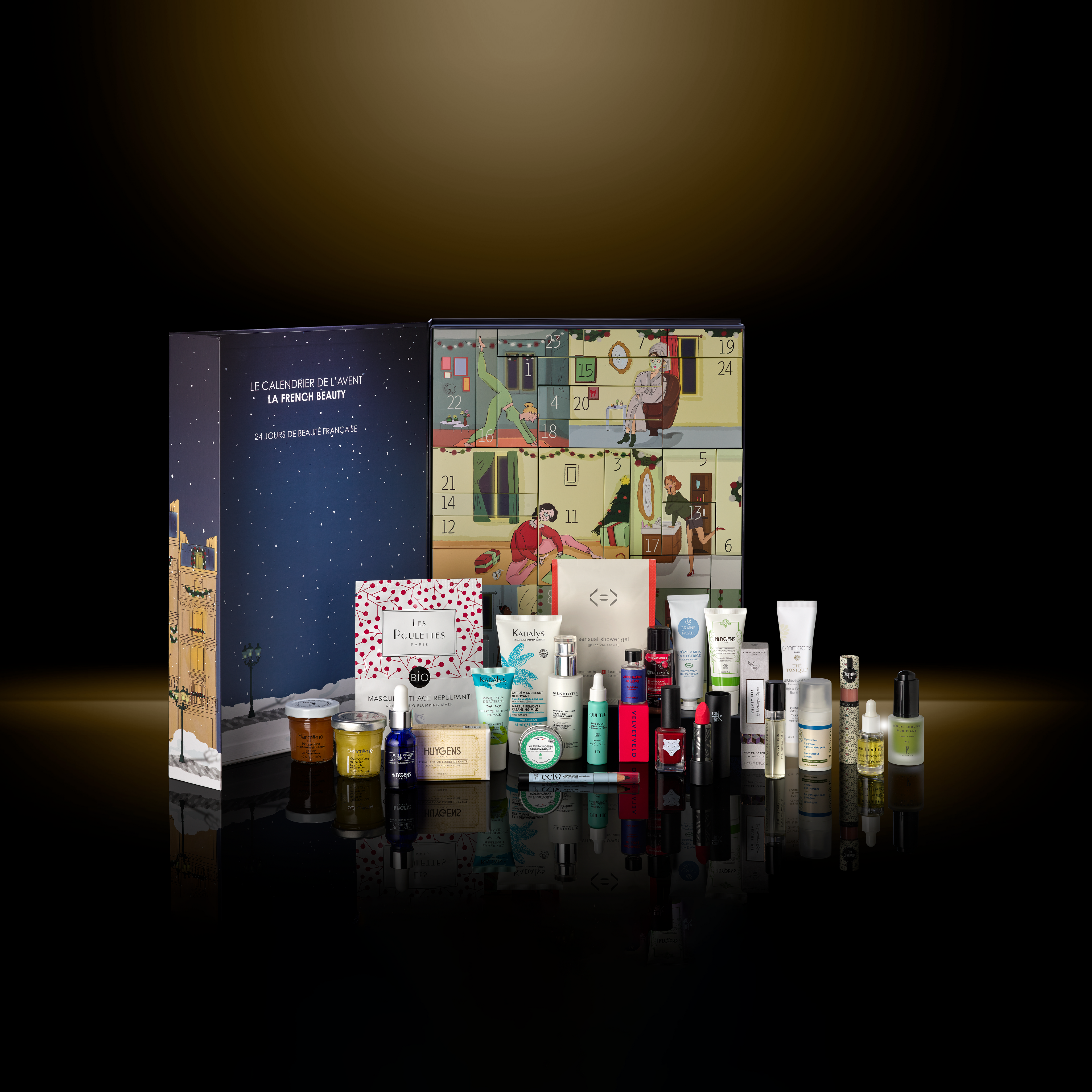 Calendrier de l'Avent La French Beauty - 24 pépites françaises (Précommande)