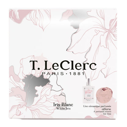 Coffret Parfum et Céramique - Iris Blanc