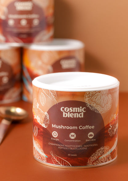 Mushroom Coffee: le Café enrichi aux Adaptogènes & Collagène
