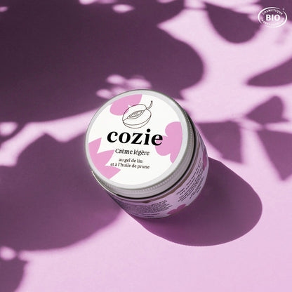Crème légère au gel de lin et à l’huile de prune