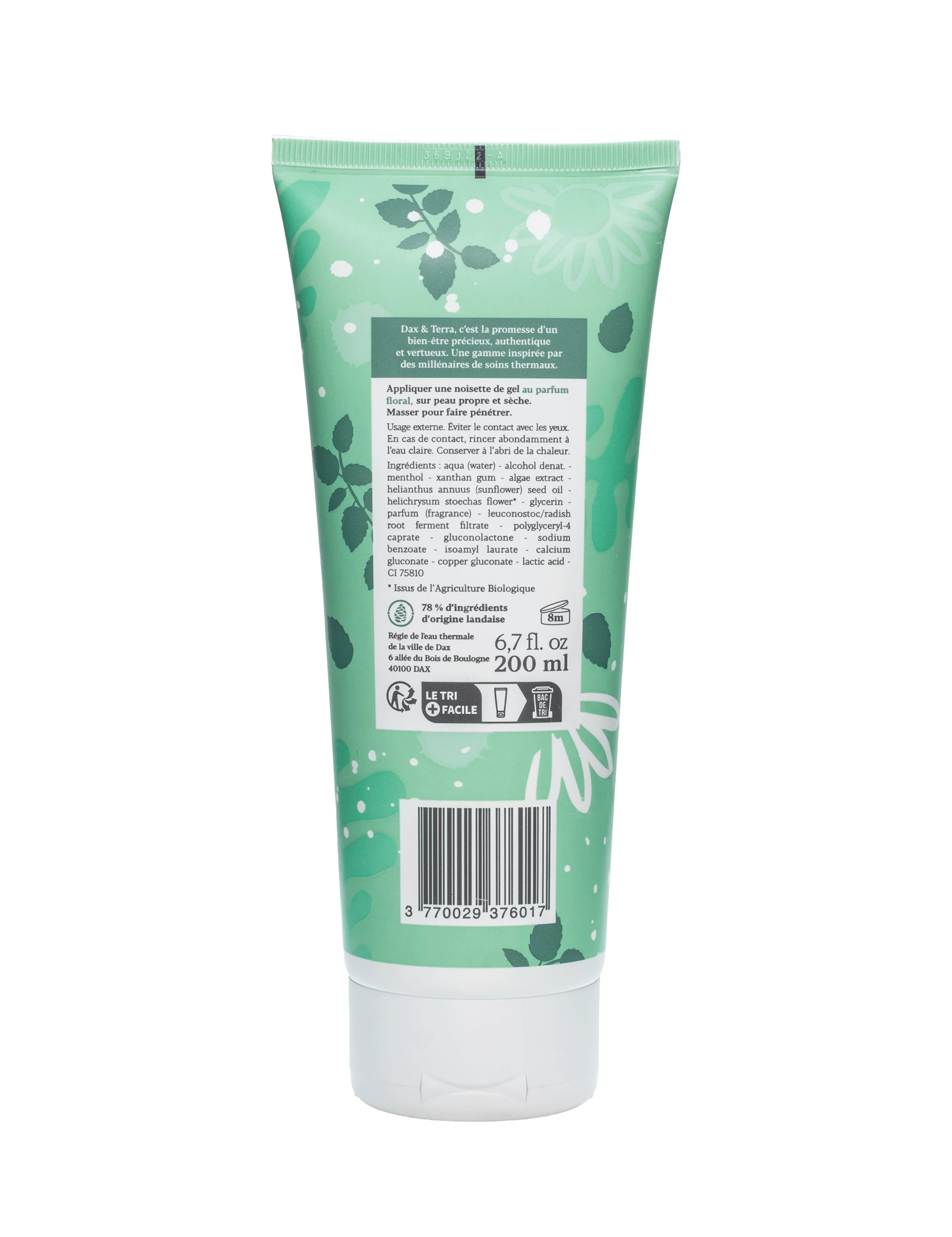 Gel fraicheur jambes lourdes 200ml