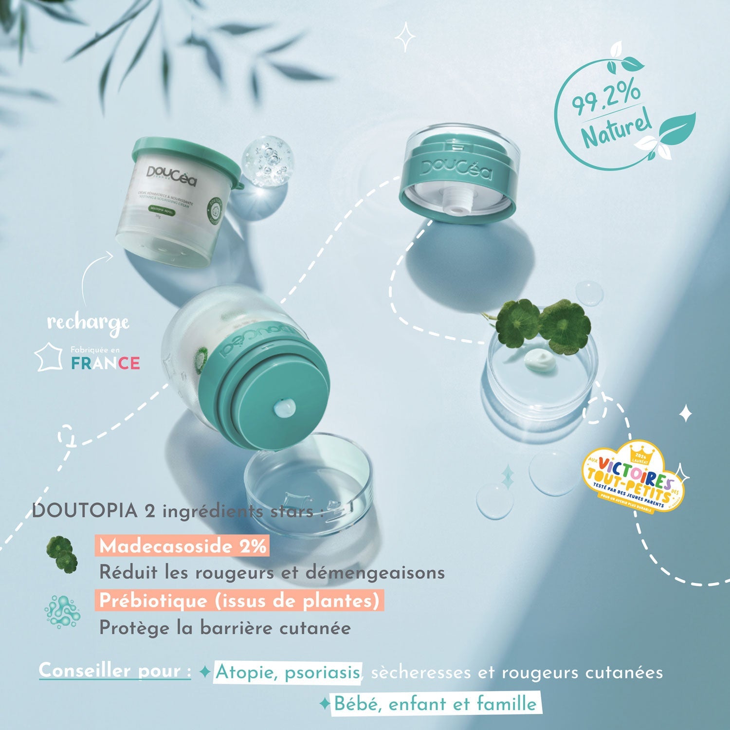 1 RECHARGE CREME DOUTOPIA • Soin Réparateur Peaux très sèches et/ou atopiques