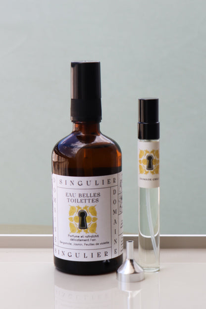 DUO EAU BELLES TOILETTES  bergamote et son format NOMADE CHIC