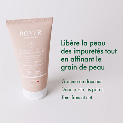 Exfoliant visage bio à la bave d'escargot