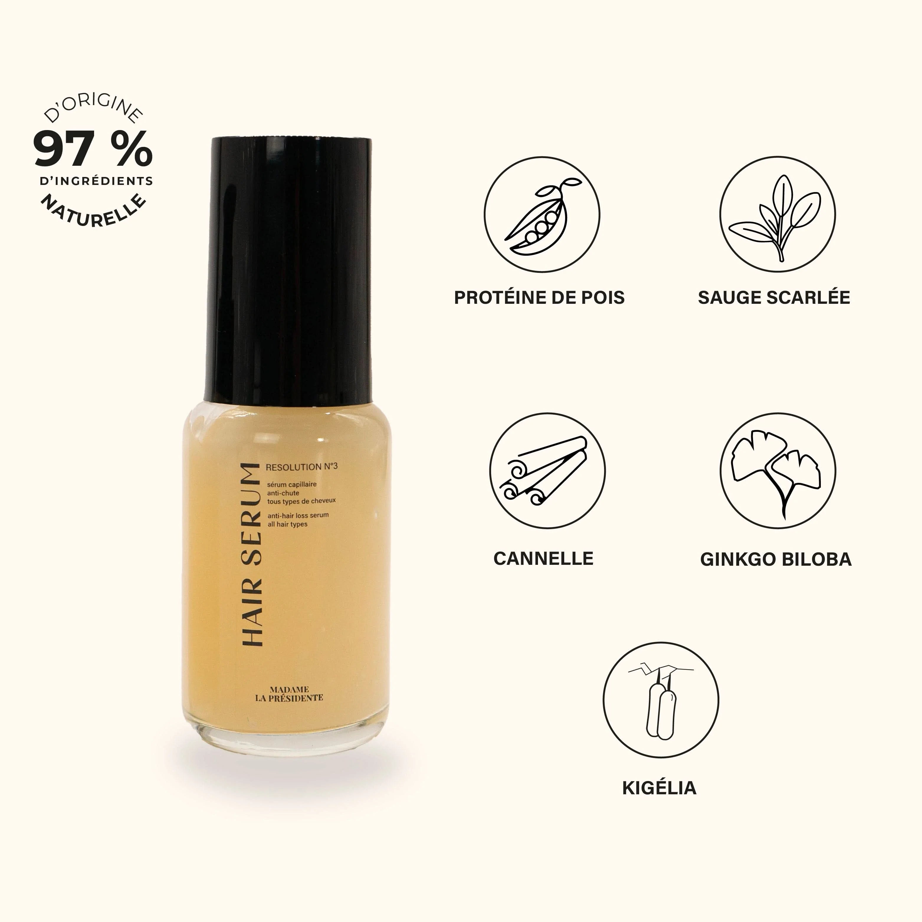 Sérum Anti-chute Cheveux - Résolution N°3