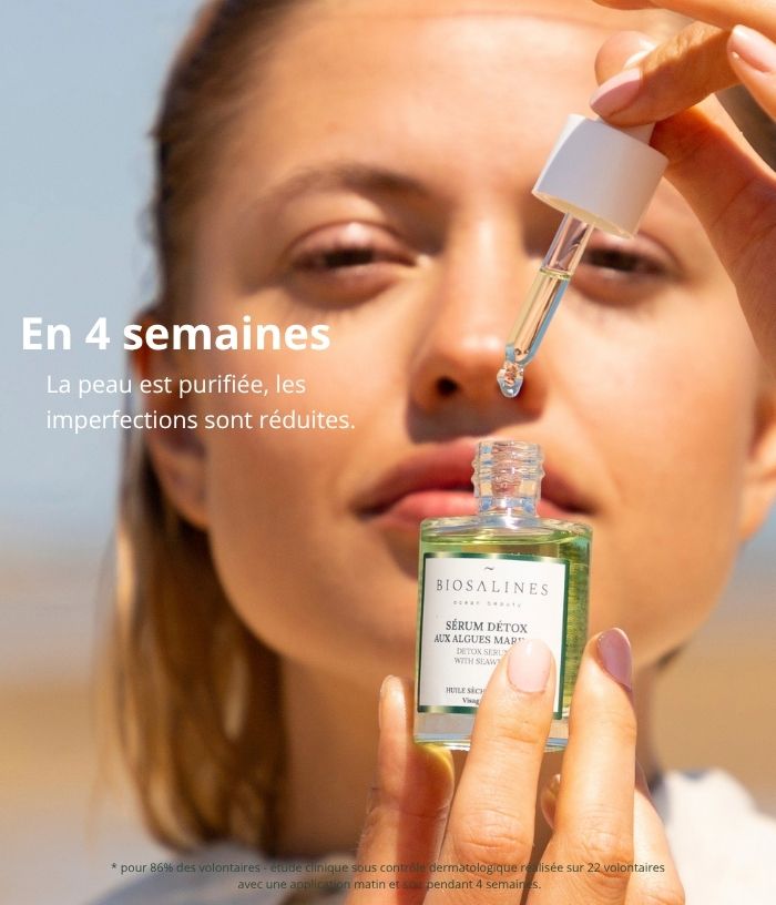 Sérum détox anti-imperfections aux algues marines