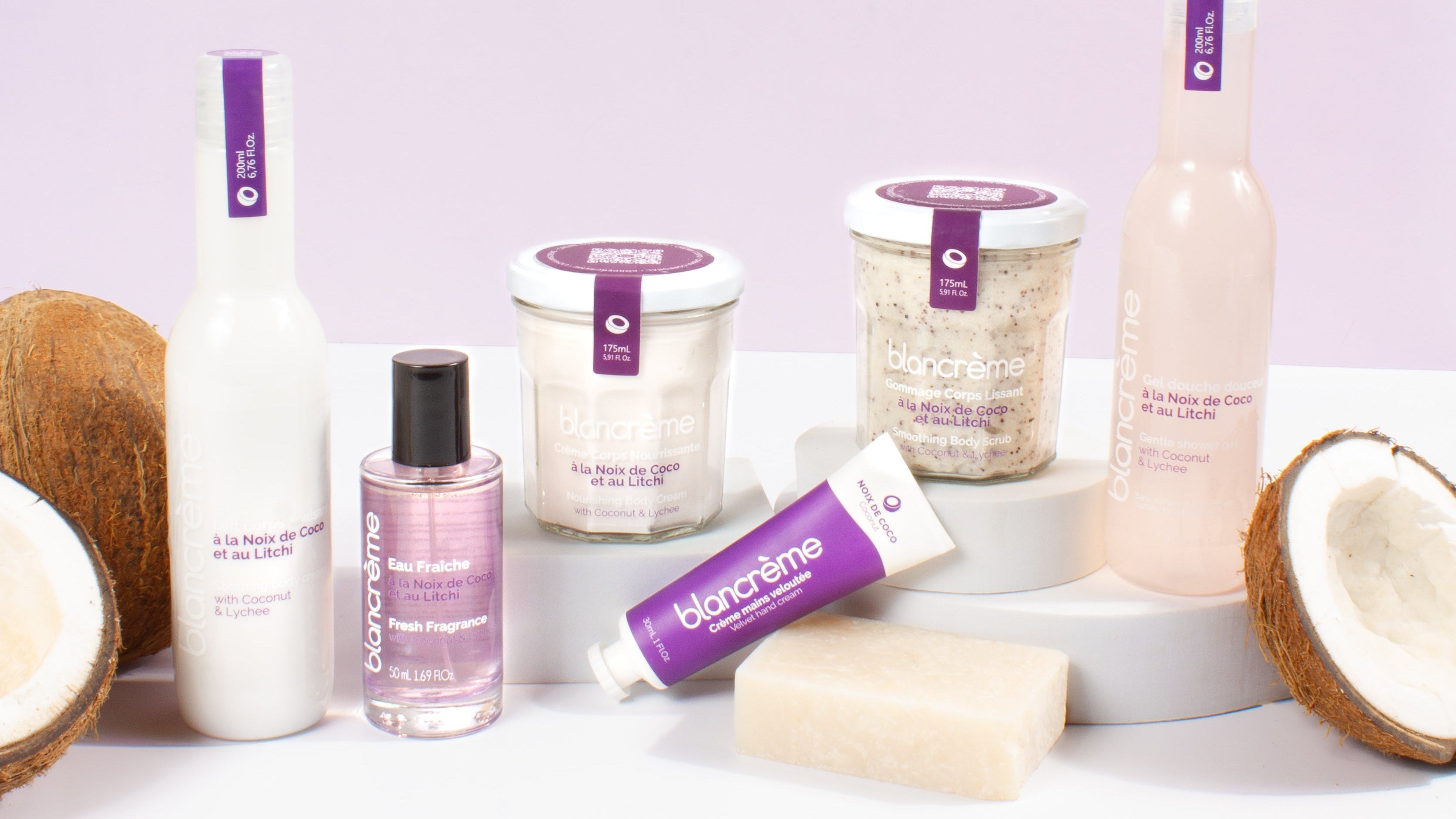 Crème corps nourrissante - Noix de Coco & Litchi