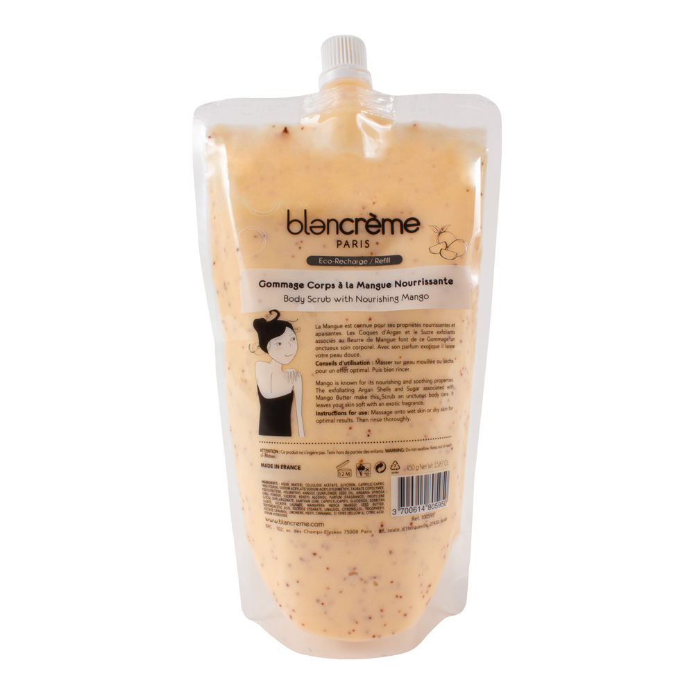 Gommage corps lissant - Mangue & Noix d'argan