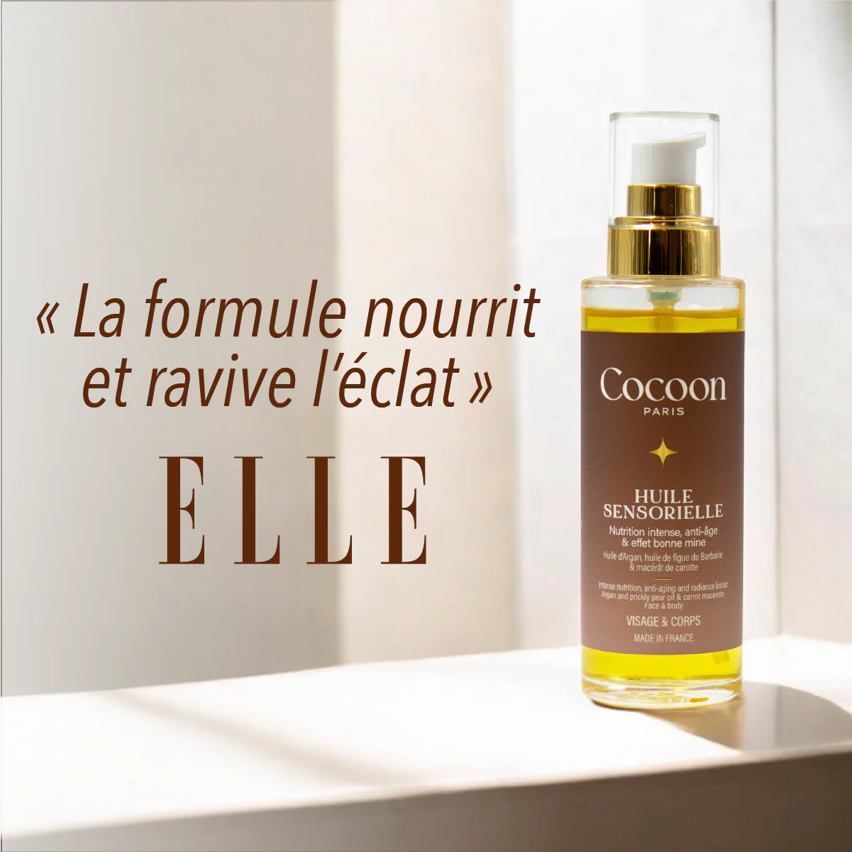 HUILE SENSORIELLE - VISAGE & CORPS