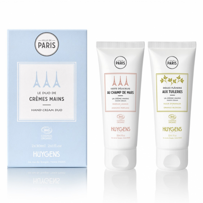 THE DUO OF ORGANIC HAND CREAMS 2*30ML - CITY OF PARIS