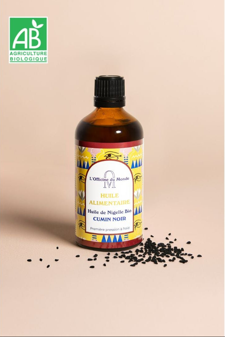Huile alimentaire de Nigelle BIO d'Egypte