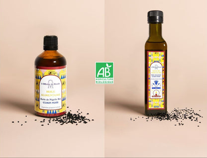 Huile alimentaire de Nigelle BIO d'Egypte