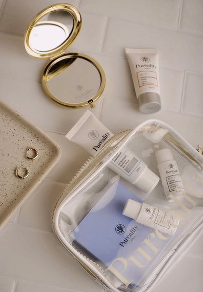 La trousse Les Essentiels Puréality lifestyle