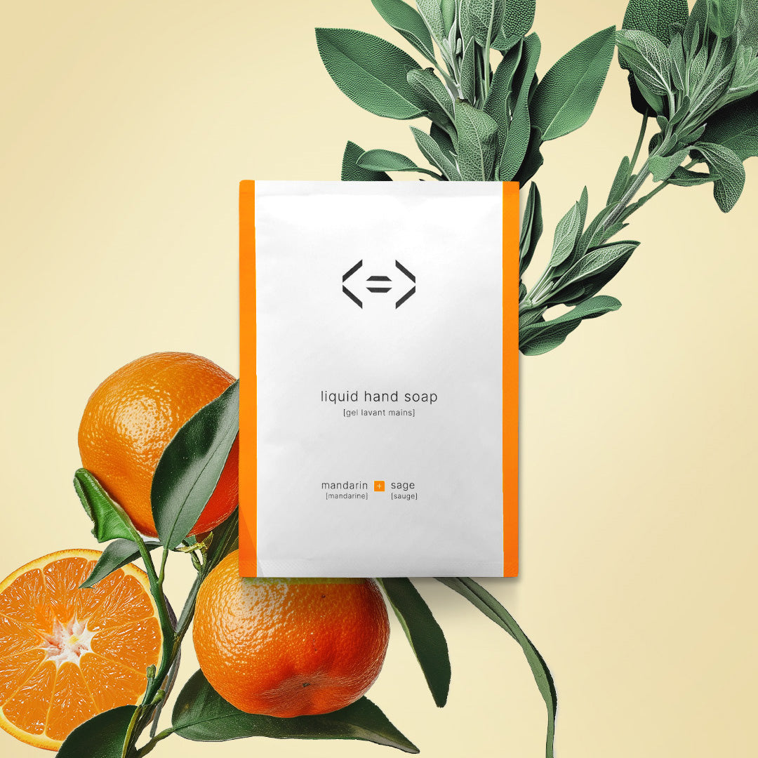 coffret prestige - gel lavant mains 500 ml [mandarine + sauge]