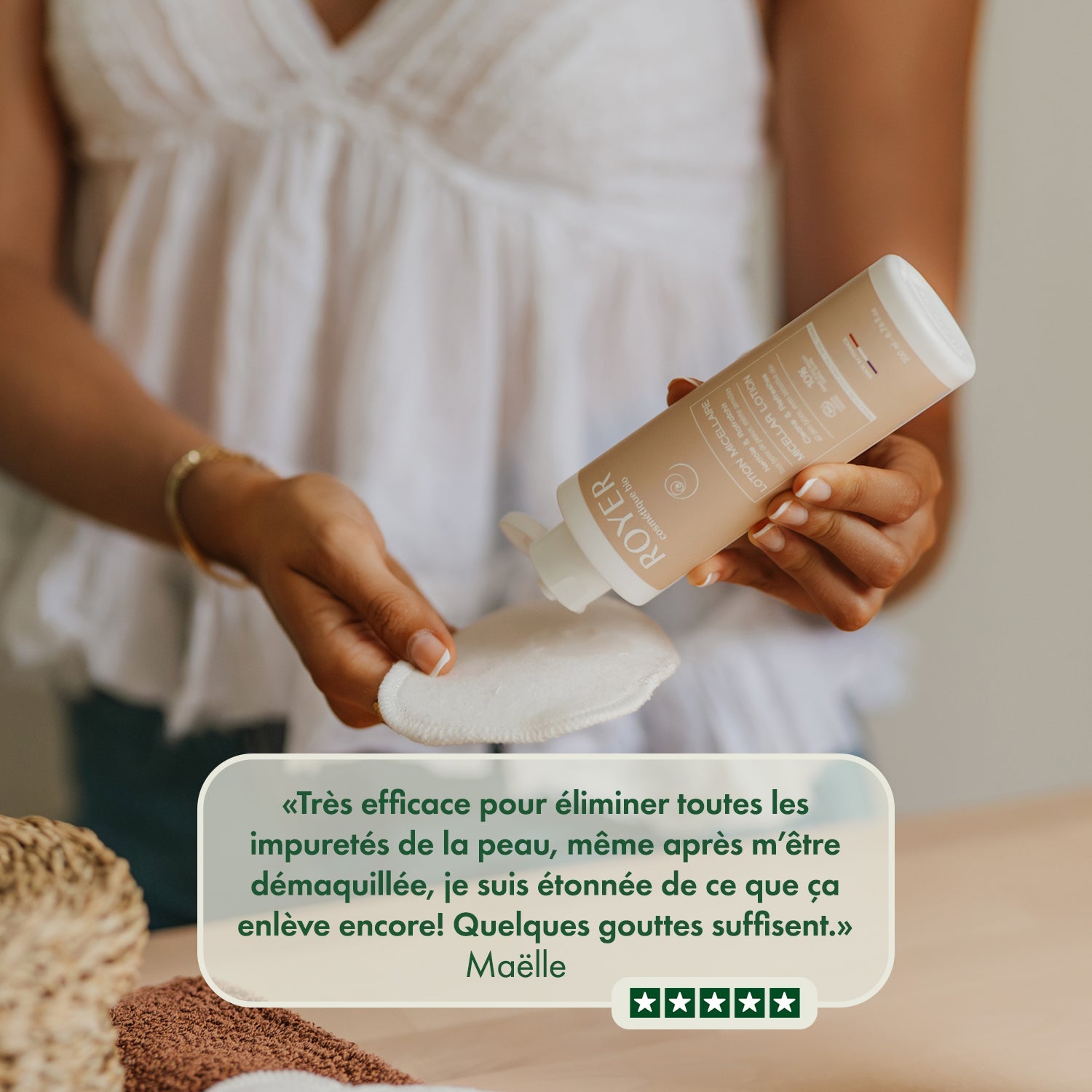 Lotion micellaire bio à la bave d'escargot