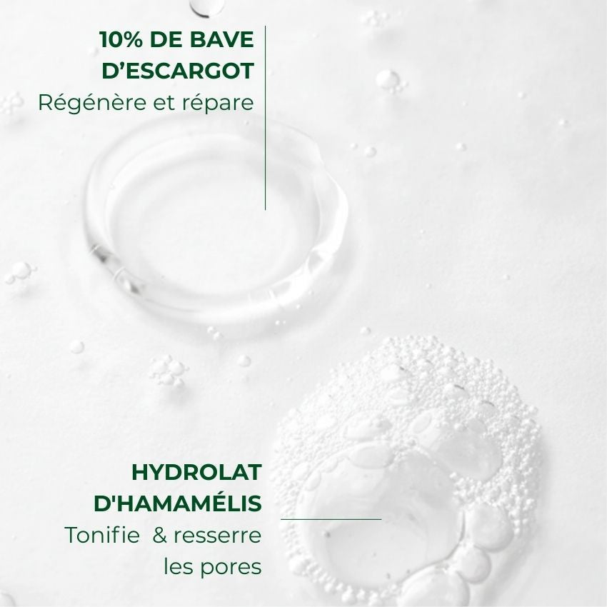 Lotion micellaire bio à la bave d'escargot