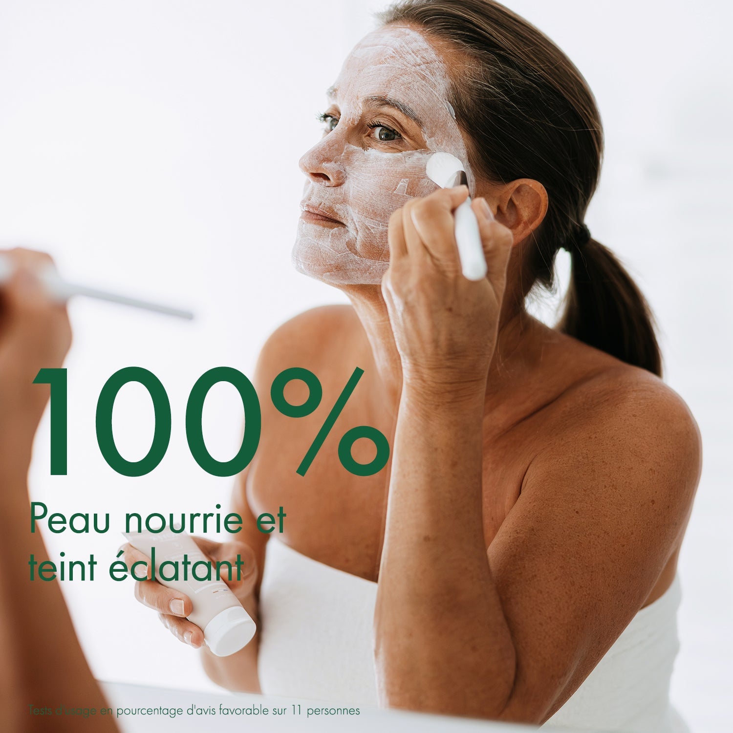 Masque visage bio à la bave d'escargot