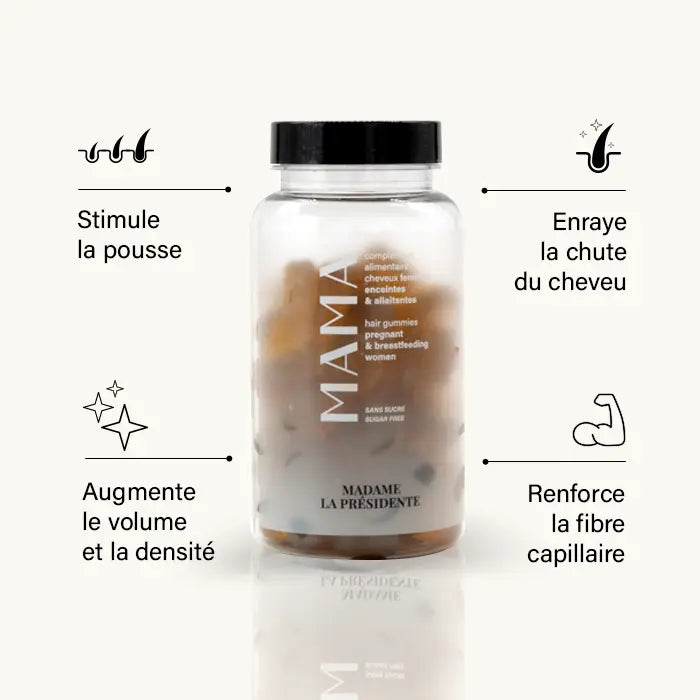 Compléments alimentaires cheveux MAMA