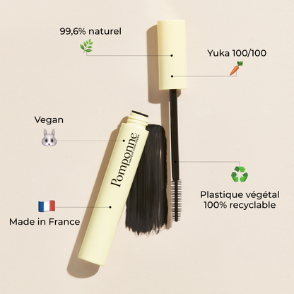 Mascara naturel booster de cils • Mascara Noir intense