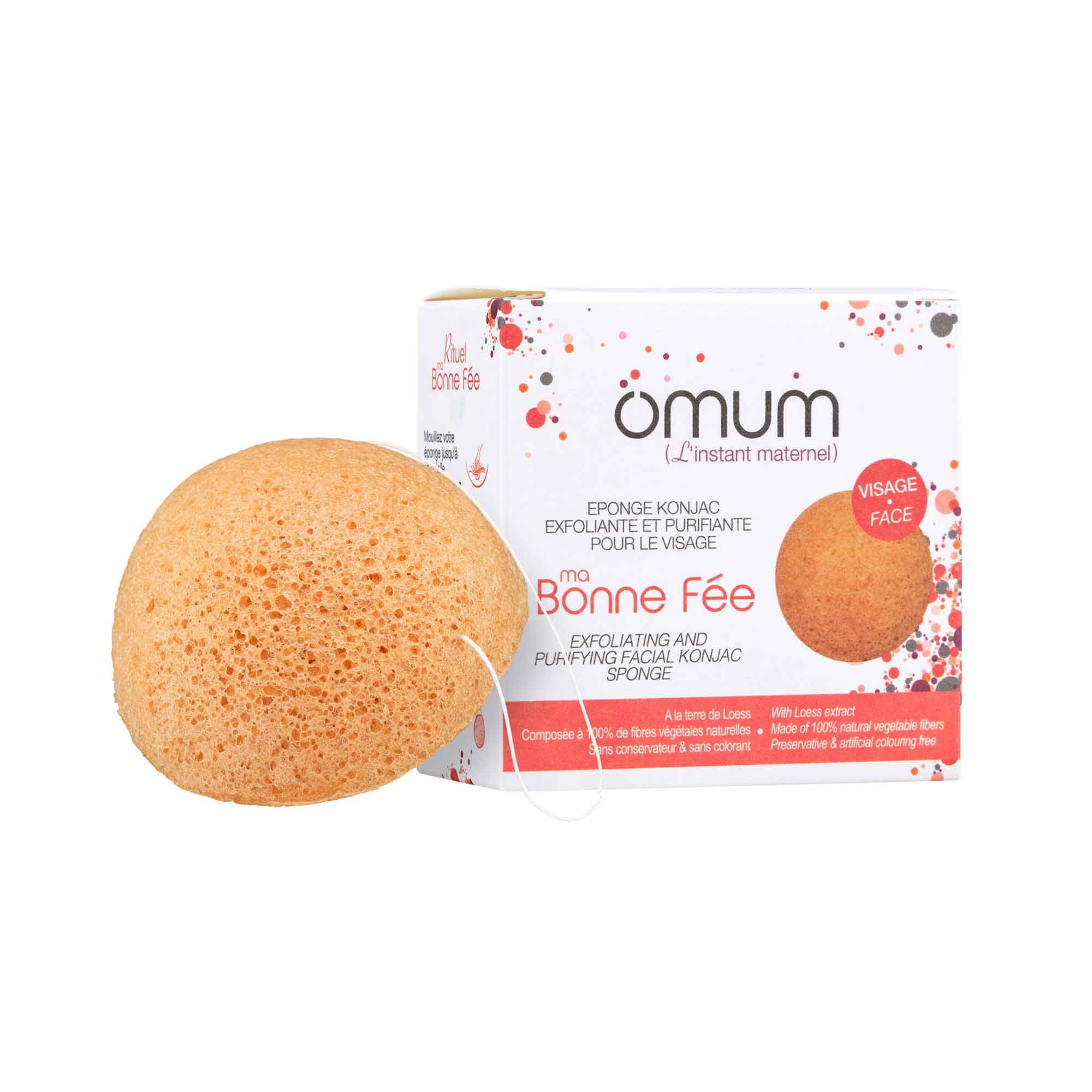 My Good Fairy exfoliating and purifying konjac facial sponge