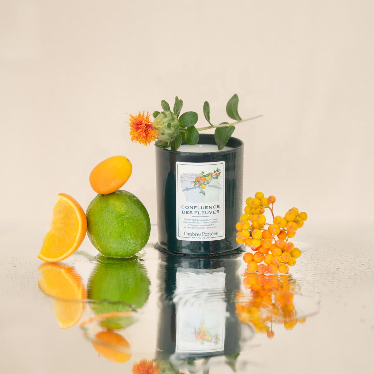 Bougie parfumée Confluence des Fleuves 210g