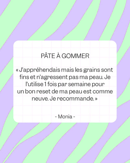 PÂTE À GOMMER