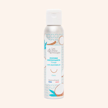 Poudre nettoyante visage coco utilisation eau innovation