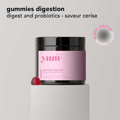 gummies digestion - digest & probiotics - prébiotiques + probiotiques
