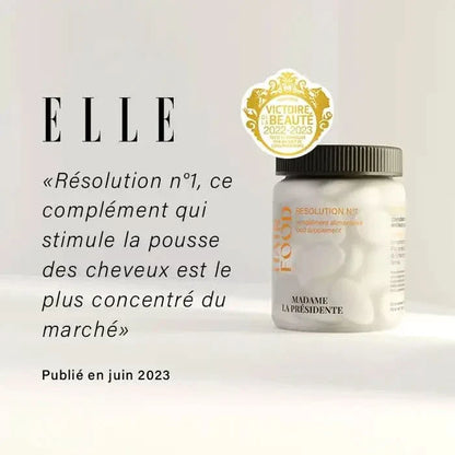 Compléments Alimentaires Cheveux - Résolution N°1 - 3 mois