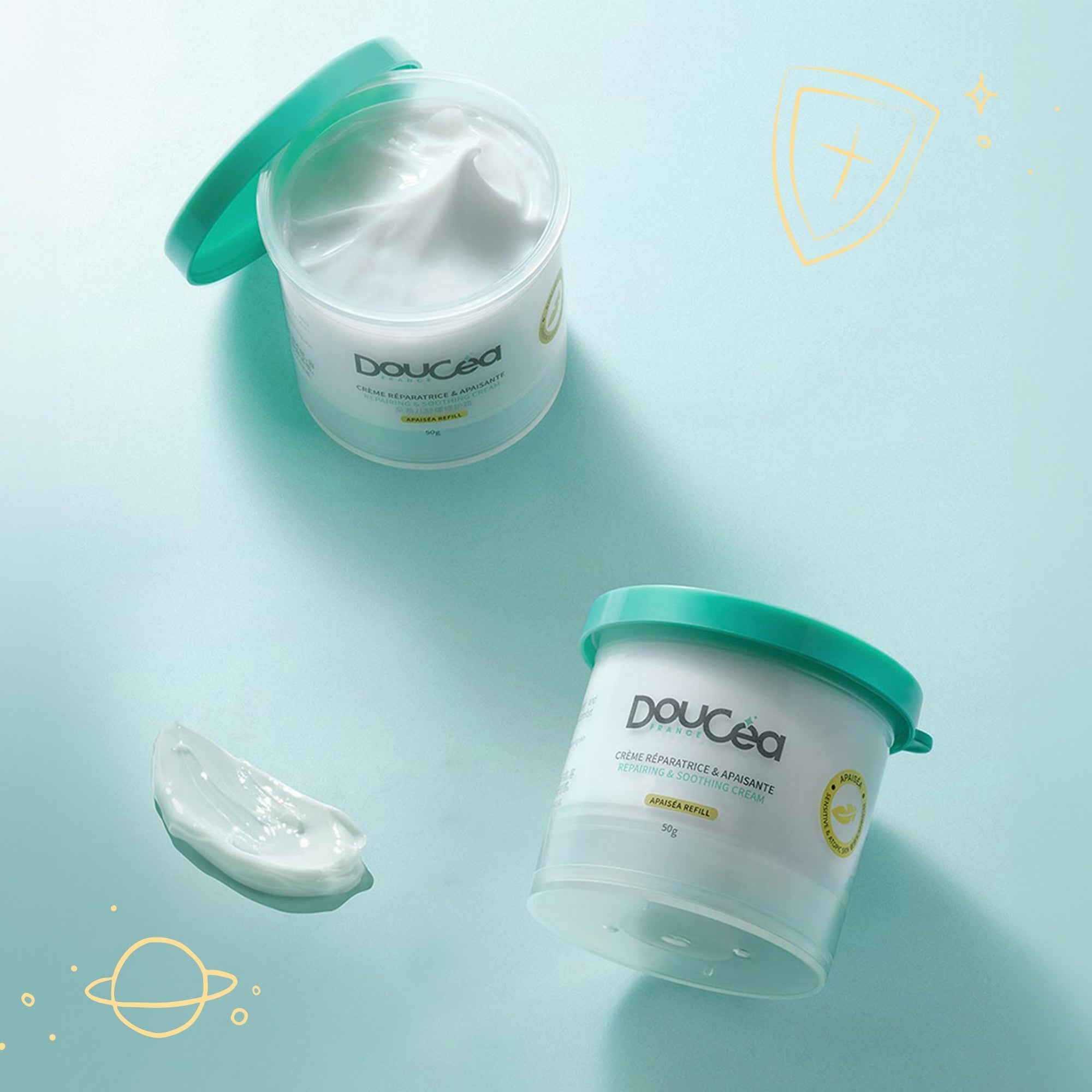 1 RECHARGE CREME APAISÉA • Soin Apaisant Peaux sensibles ou fragiles