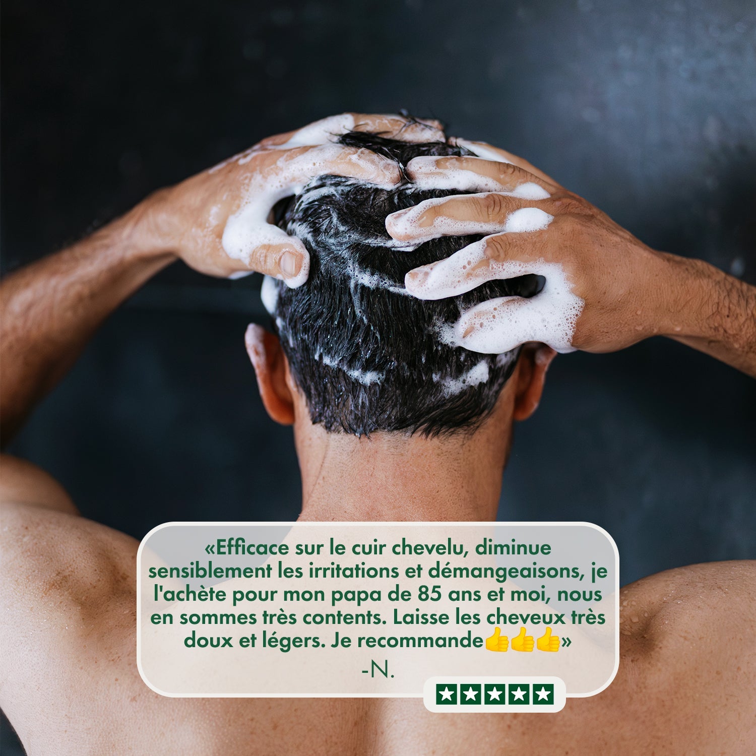 Shampoing bio à la bave d'escargot