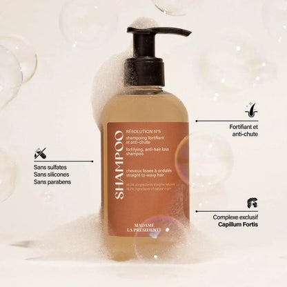 Shampoing Anti-chute Cheveux Lisses à Ondulés - Résolution N°5