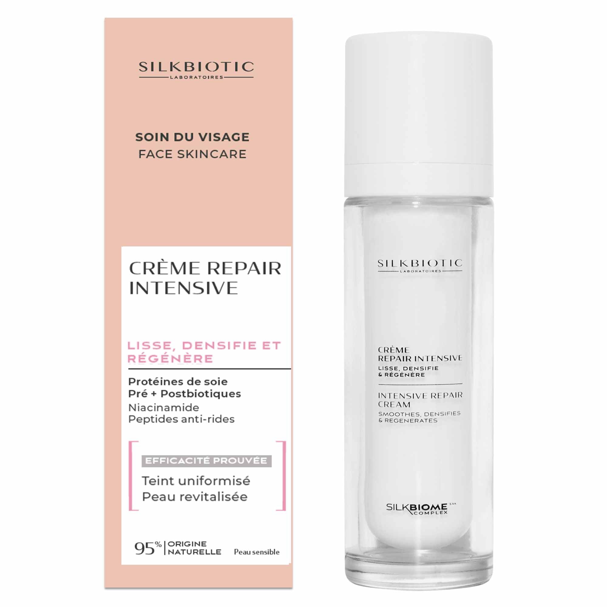 Crème Repair Intensive – Visage – 50ml – SILKBIOTIC