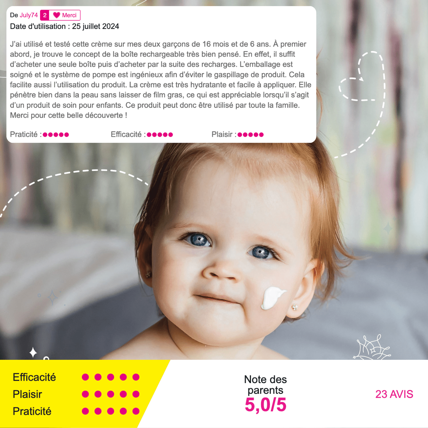 Kit Soin Réparateur "Pour rêver" • Crème DOUTOPIA + Boîtier Féérique