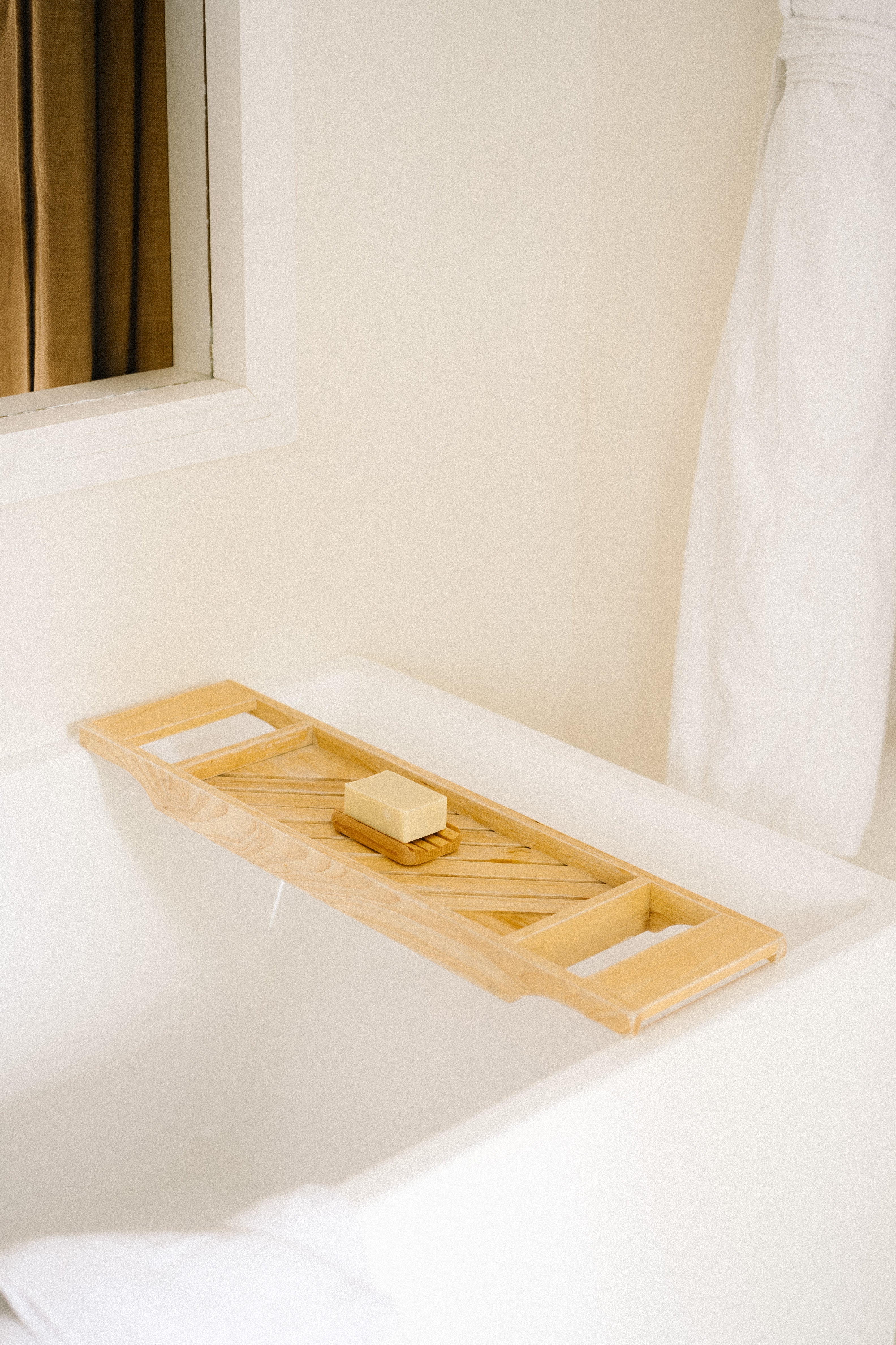 Porte savon en bois