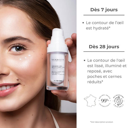 Sérum regard multi-correction – Soin contour des yeux – 15ml – SILKBIOTIC