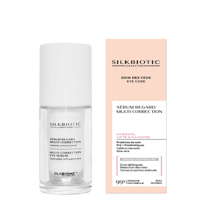 Sérum regard multi-correction – Soin contour des yeux – 15ml – SILKBIOTIC