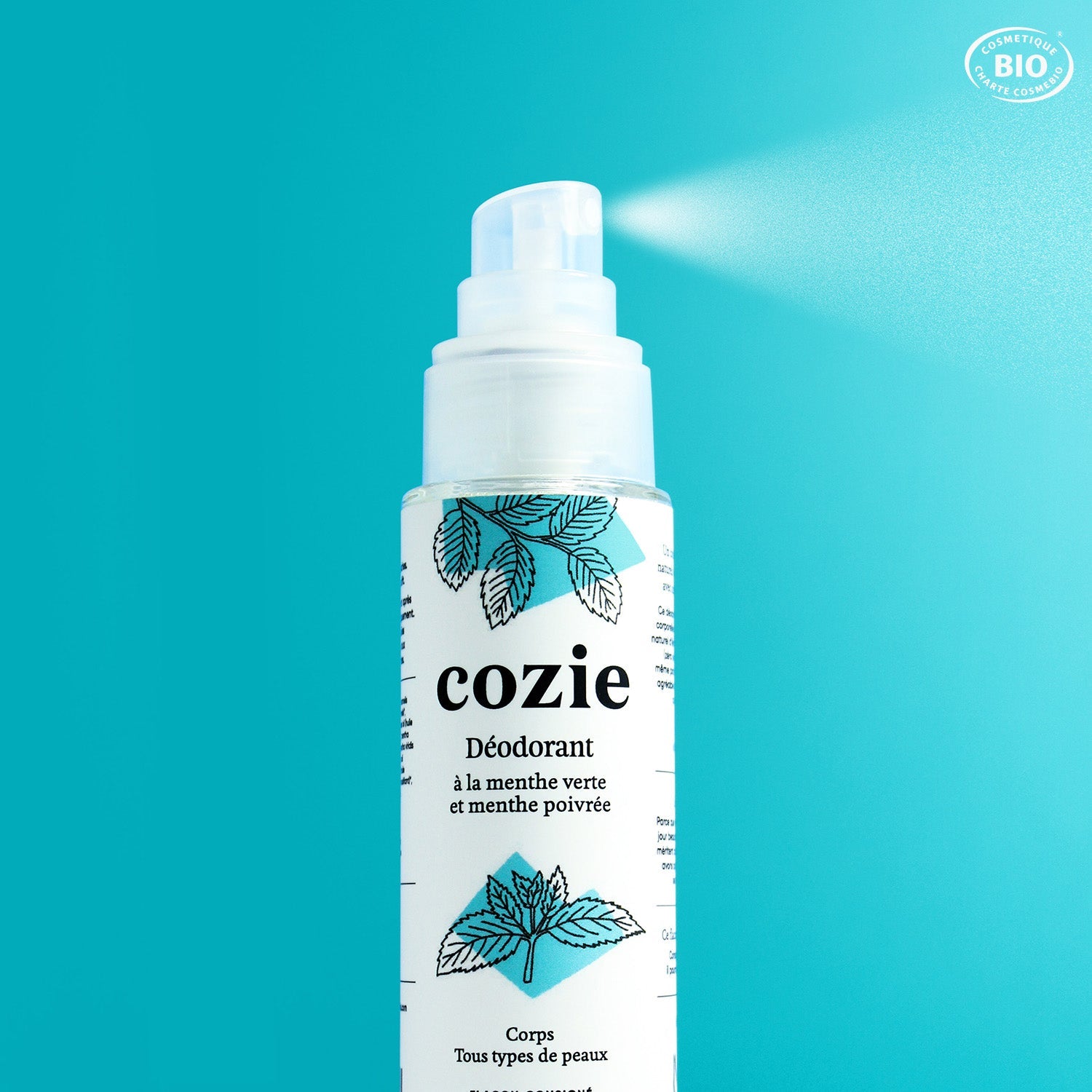 Déodorant à la menthe verte et menthe poivrée