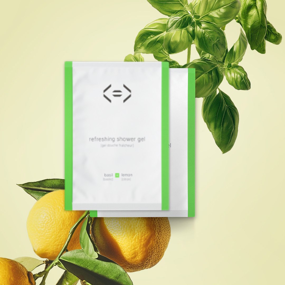 coffret prestige - gel douche fraîcheur 500 ml [basilic + citron]
