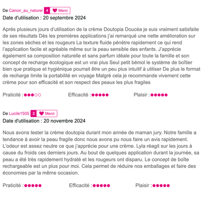 Kit Soin Réparateur "Pour découvrir" • Crème DOUTOPIA + boîtier Nature